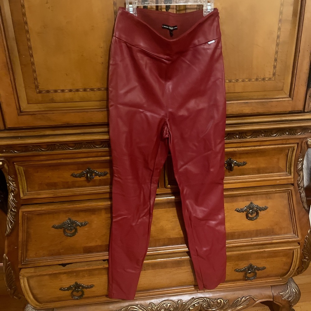 Guess Beet juice red Priscilla leggings